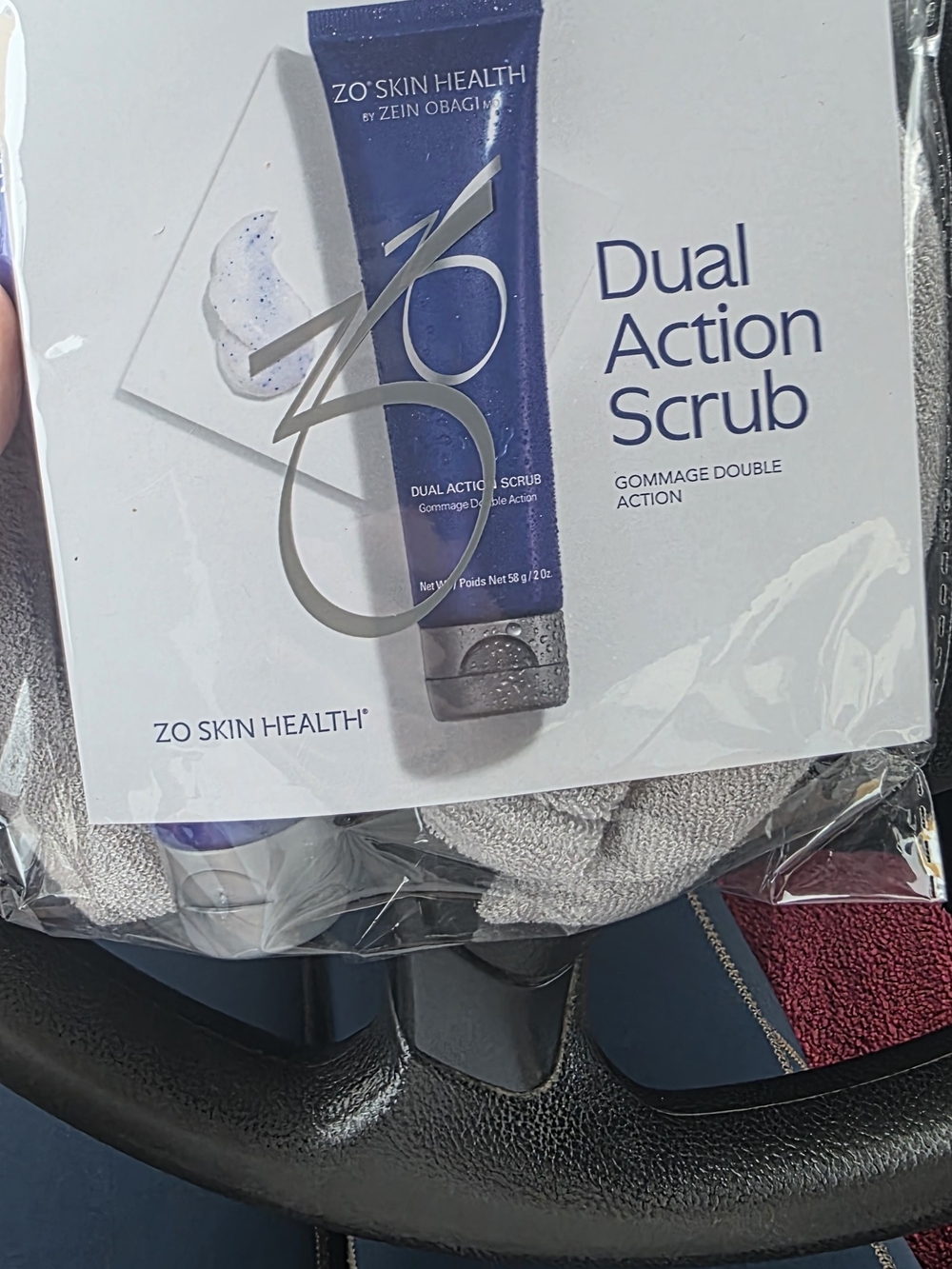 Zo Skin Health Dual Action Scrub – Blue